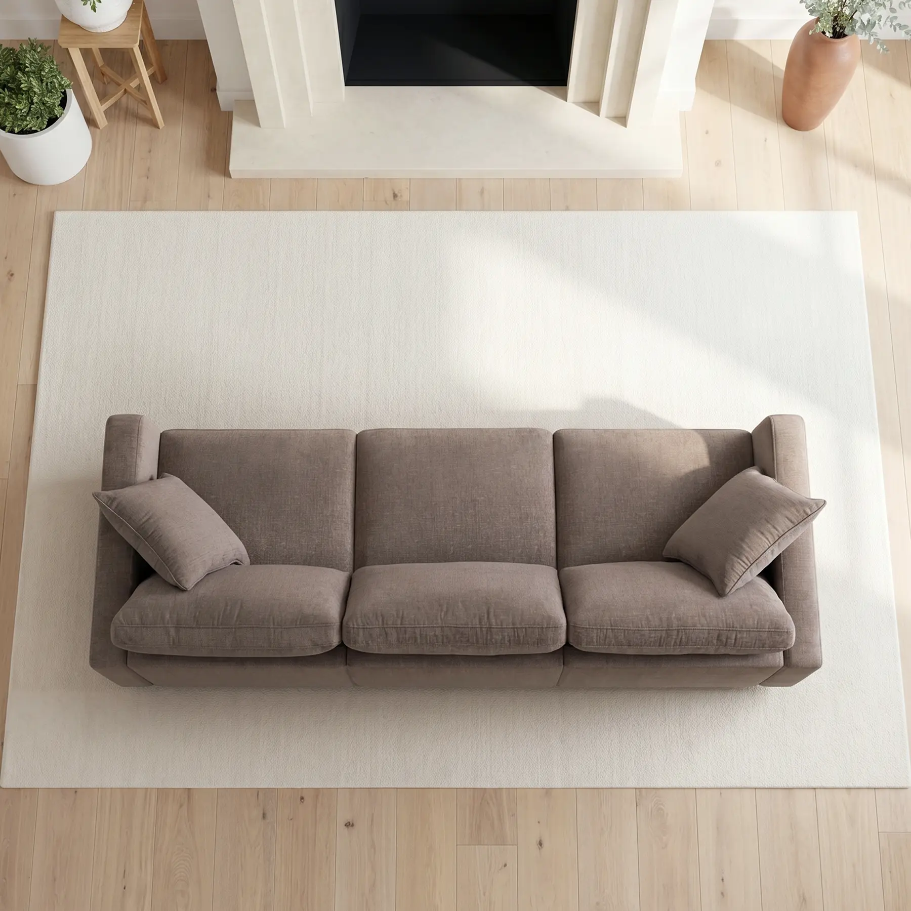 Modular Sofa overhead view